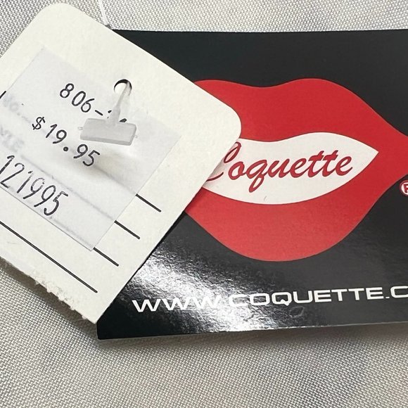 Coquette Plaid w/Ribbon Bra Set & Opaque Bk Thigh highs NWT Med - Picture 3 of 7